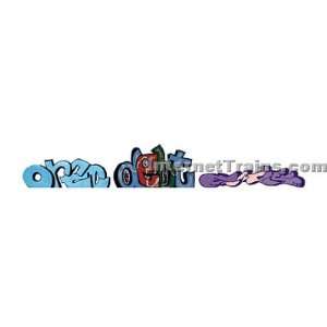   Scale Graffiti Decal Set #27 Debt/Emir/Orec (2 per pack) Toys & Games