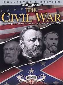 The Civil War DVD, 2004, 3 Disc Set  