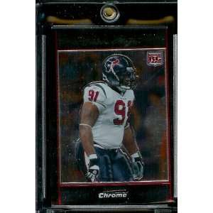 2007 Bowman Chrome # 4 Amobi Okoye (RC)   Houston Texans   NFL Trading 