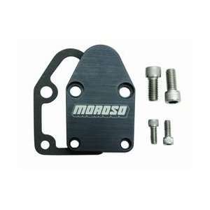  Moroso 65395 Fuel Pump Block Off Plate for SBC Automotive