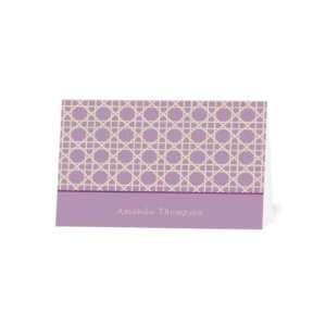  Thank You Cards   Crisscross Caning By Night Owl Paper 