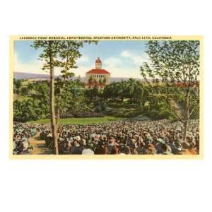 Amphitheater, Stanford, California Giclee Poster Print 