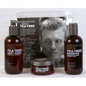 American Crew Tea Tree Gift Bag (Includes 1  Tea Tree Shampoo, 1  Tea 
