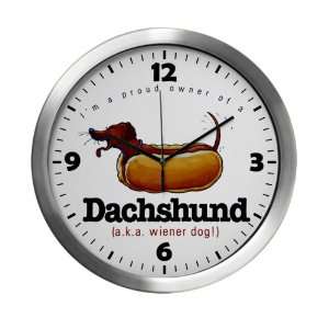 Modern Wall Clock Im A Proud Owner Of A Dachshund aka 