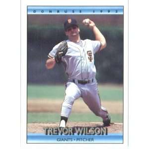  1992 Donruss # 575 Trevor Wilson San Francisco Giants 