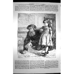  1872 Tableaux Vivants Una Lion Little Girl Old Man