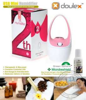 Aroma Therapy Air Revitalisor USB Humidifier Purifier  