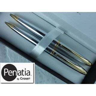 Cross Penatia Limited Edition Medalist 23kt Gold & Polished Chrome PEN 