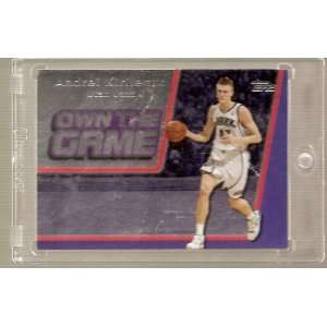  2006 07 Topps Own the Game Andrei Kirilenko Utah Jazz 