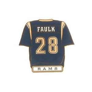    St. Louis Rams Marshall Faulk Player Pin