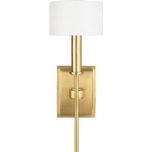 Quoizel RFR8701NR Ferrera 1 Light Wall Sconce, Natural Brass with Off 