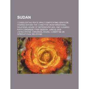  Sudan consolidating peace while confronting genocide 