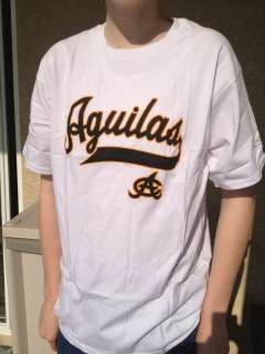 Las Aguilas Cibaeñas White T shirt.New. Beisbol Dominicano  