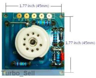 This is an assembled 6E2 Audio Level Indicator board ( WITH 6E2 