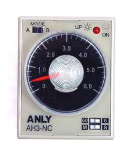 1pc Industrial Timer AH3 NC 6S   60M AC220V ANLY Taiwan  