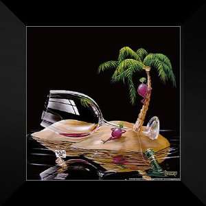    Michael Godard Framed Art 16x16 Lost in Paradise