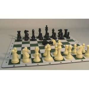  Plastic Tournament Chess Set with 4 Inch King Everything 