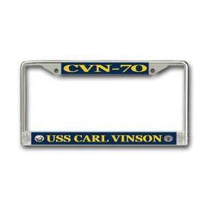  USS Carl Vinson CVN 70 License Plate Frame Everything 
