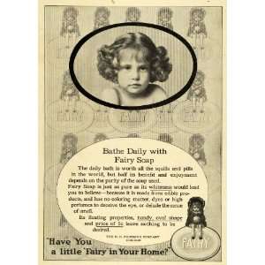 1911 Ad Bathe Daily With Fairy Soap Children Bath N K Fairbank Company 