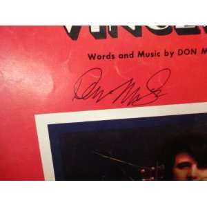  McLean, Don Vincent 1972 Sheet Music Signed Autograph 