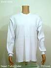 New PROCLUB mens THERMAL Long Sleeve T shirt PRO CLUB plain WHITE S 