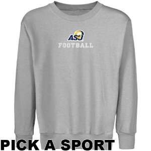  Angelo State Rams Youth Ash Custom Sport Logo Applique 