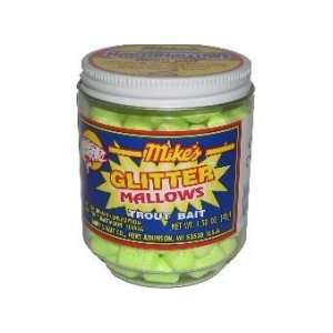  Mikes Glitter Mallows Trout Bait Chartreuse/Cheese 1.5 oz 