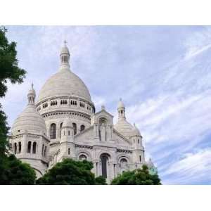 Great View on Sacre Coeur on Montmartre in Paris   Peel and Stick Wall 