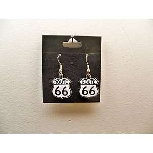 ROUTE 66 ROAD SIGN EAR RINGS