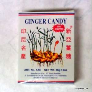 Sina   Ginger Candy (Net Wt. 2 Oz.) Grocery & Gourmet Food