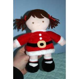  Christmas Dolly wearing a Santa Style Dress Everything 