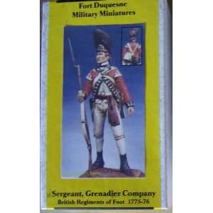  Sergeant Grenadier Company, British Regiment of Foot, 1775 