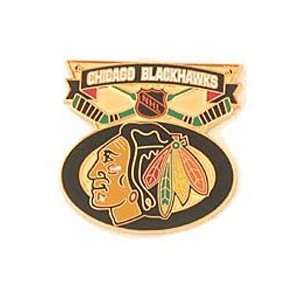    Hockey Pin   Chicago Blackhawks Face Off Pin