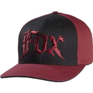Fox Racing United Mens Flexfit Sportswear Hat/Cap   Burgundy / Small 