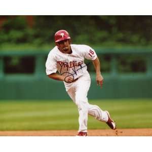  Shane Victorino Autographed Philadelphia Phillies Baseball 