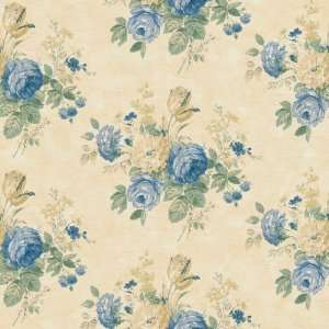   Color BC1582158 Victorian Floral Bouquet Wallpaper