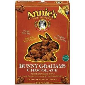 Annies Homegrown 22722 Organic Chocolate Bunny Grahams  