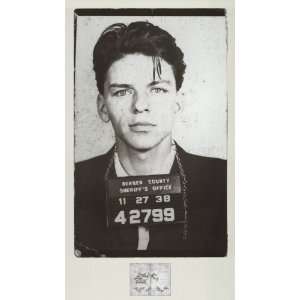  Sinatra Mugshot poster print,19.9 in. x 34.9 in.