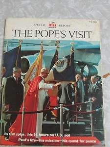 The Popes Visit A Special Time Life Report 1965  