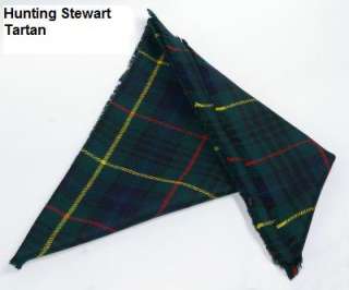 Full Size Ladies Tartan Shawl Hunting Stewart Scottish  