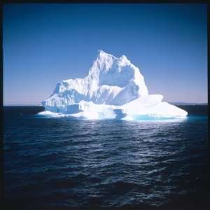 Floating Iceberg in Disko Bay at Qeqertarsuaq (Godhavn), Greenland 