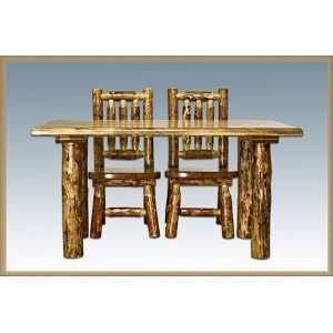 Log Childs Table by Montana Woodworks  Glacier Country Collection 