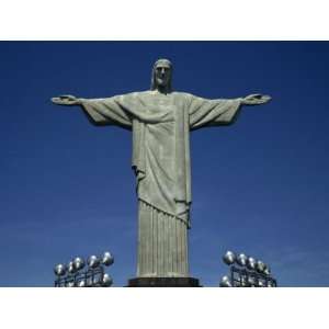 Christ the Redeemer Statue, Corcovado Mountain, Rio De Janeiro, Brazil 