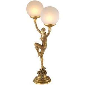  28 Art Deco Dancer Table Lamp Sculpture