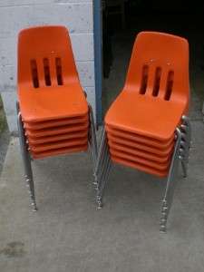 50 VIRCO 13 14 STACKING CHAIRS $179 DELIVERY to NY NJ PA  