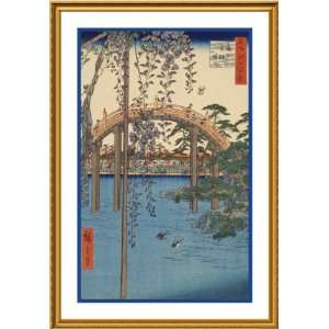  Cross Stitch Chart Grounds of the Kameido Tenjin Shrine by Japanese 