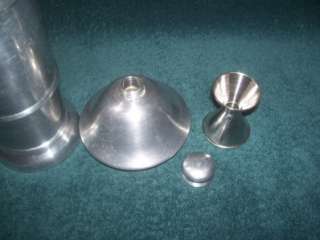 Vintage Kraftware Aluminum Cocktail Shaker 12 1/2 1940s/1950s Era 