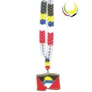  Necklaces   ANTIGUA FLAG  