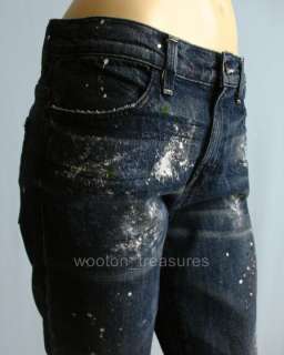 Vince Reconstruction Splatter Skinny Slim Jeans 29 NWT  