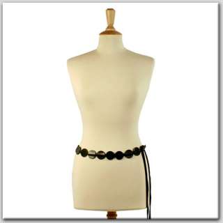 STONE AGE BN versatile leather NECKLACE belt  